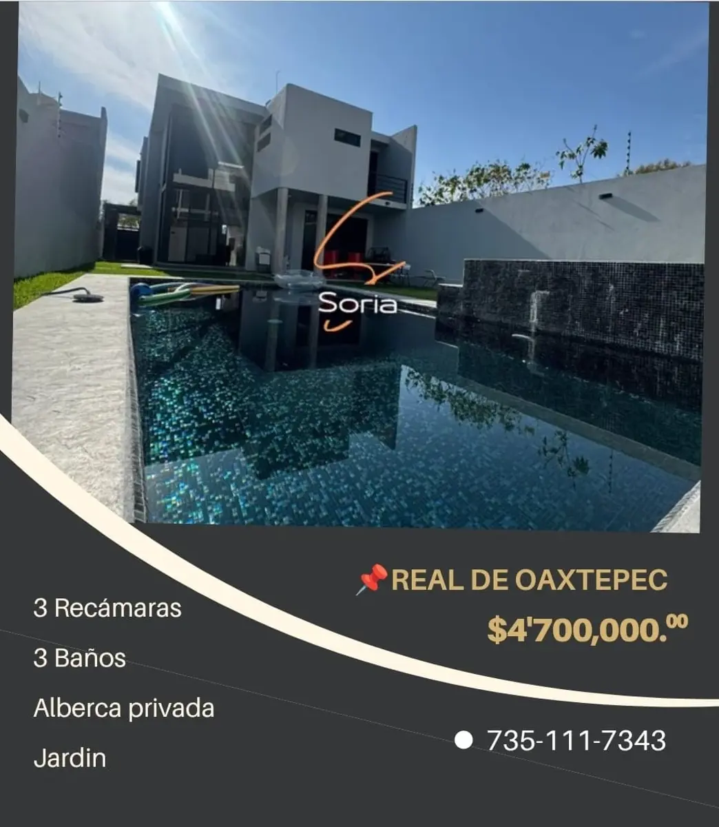 Casa en venta en Real de Oaxtepec, Yautepec — foto 1 de 10