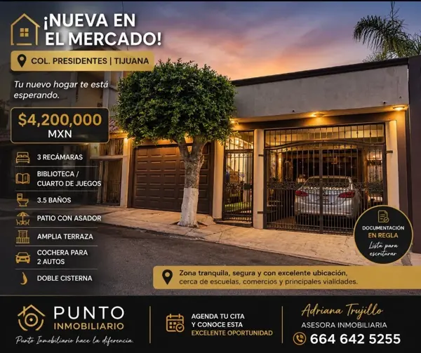 Casa en venta en Presidentes, Tijuana — foto 3 de 34