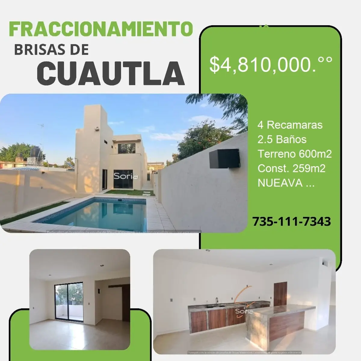 Casa en venta en Brisas de Cuautla, Cuautla — foto 1 de 41