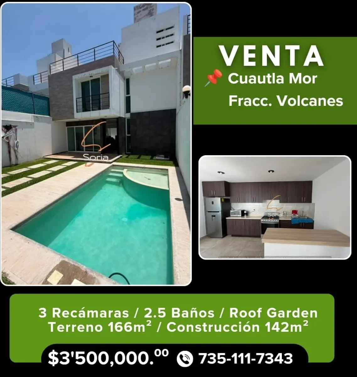 Casa en venta en Volcanes de Cuautla, Cuautla — foto 1 de 38