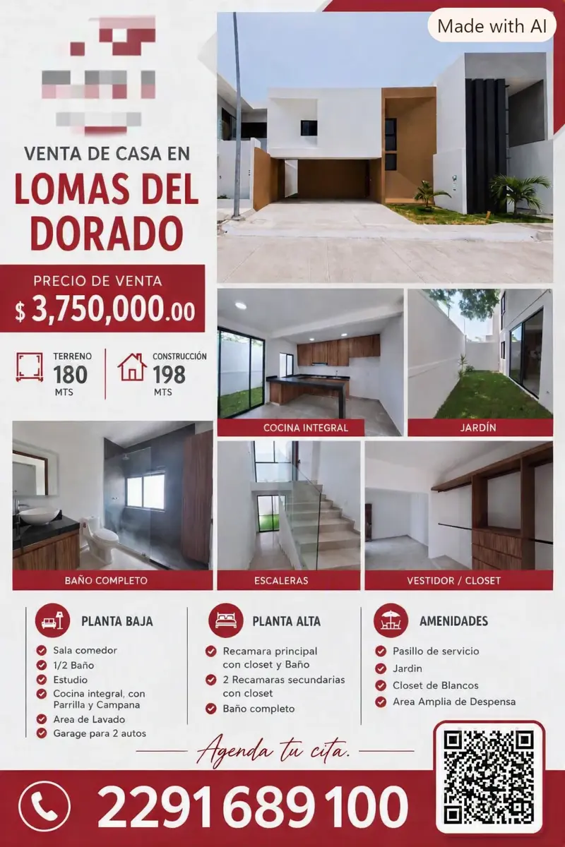 Casa en venta en Lomas del Dorado, Boca del Río — foto 1 de 11