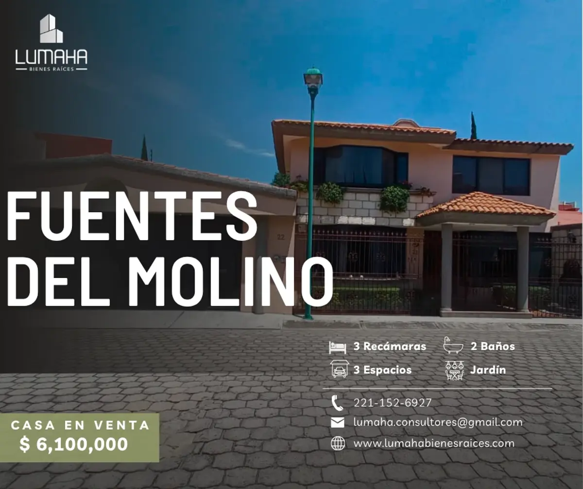 Casa en venta en Fuentes del Molino, Cuautlancingo — foto 1 de 20