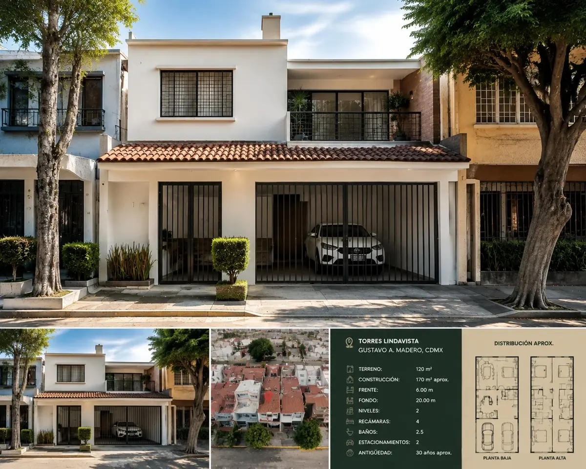 Casa en venta en Torres Lindavista, Gustavo A. Madero — foto 1 de 12