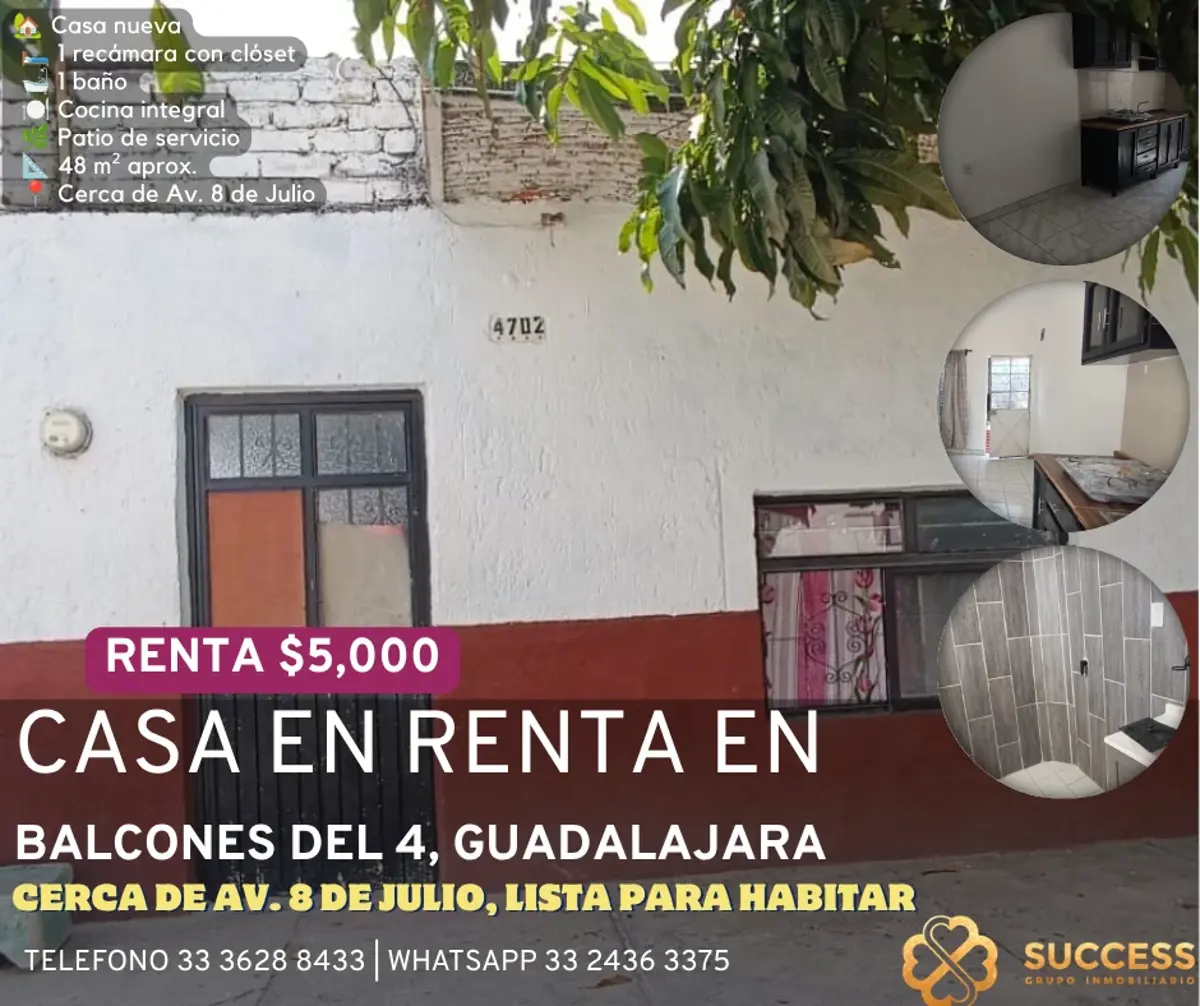Casa en renta en Balcones del Cuatro, Guadalajara — foto 1 de 9