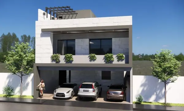 Casa Nueva en Venta en el Barrial Fracc. Pedregal del Huajuco, Santiago, N.l.