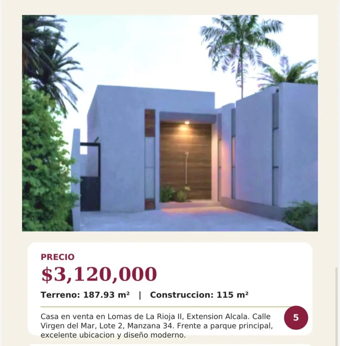 Casa en venta en Lomas de la Rioja, Alvarado