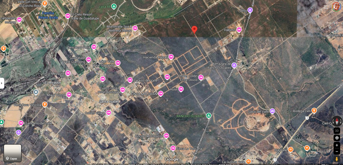Terreno en venta en El Porvenir (Guadalupe), Ensenada — foto 1 de 3