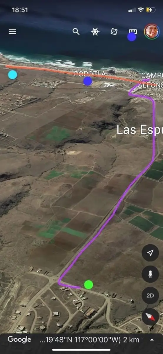 Terreno en venta en Popotla, Playas de Rosarito — foto 1 de 9