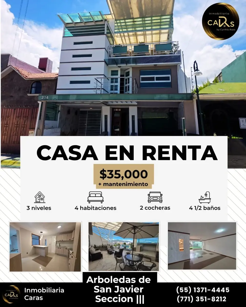 Casa en renta en Valle de San Javier, Pachuca de Soto — foto 1 de 8