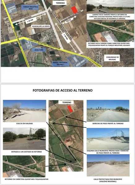 Terreno en venta en San Jose Navajas, El Marqués — foto 3 de 4