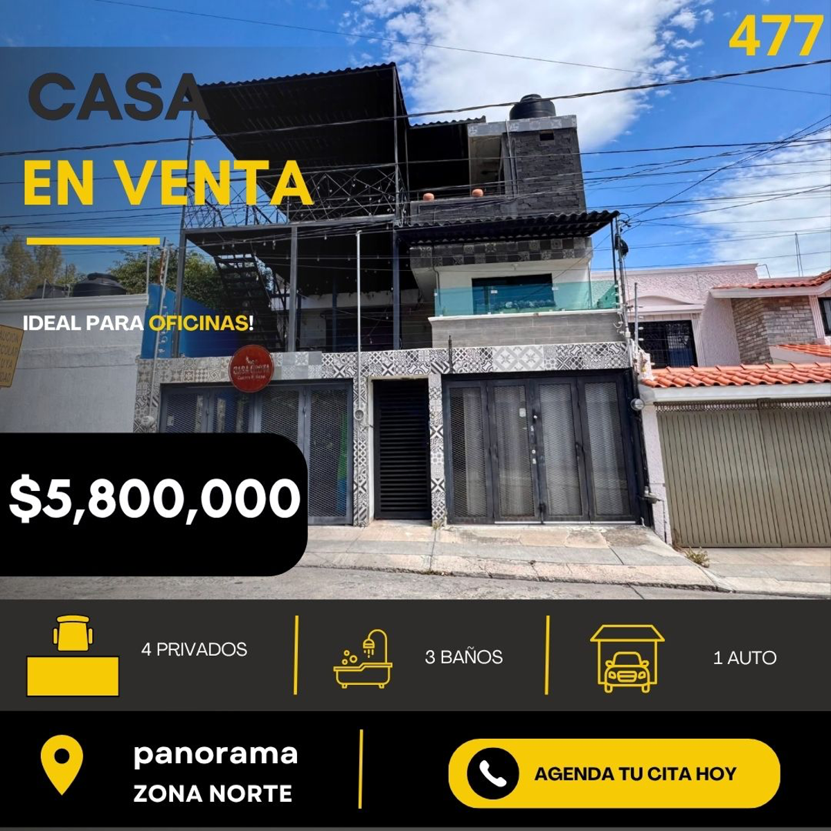 Casa en venta en Panorama, León — foto 1 de 14