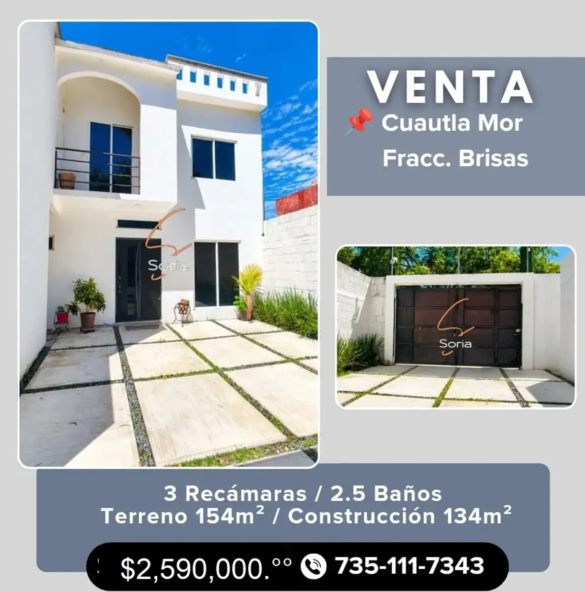 Casa en venta en Brisas de Cuautla, Cuautla — foto 1 de 12