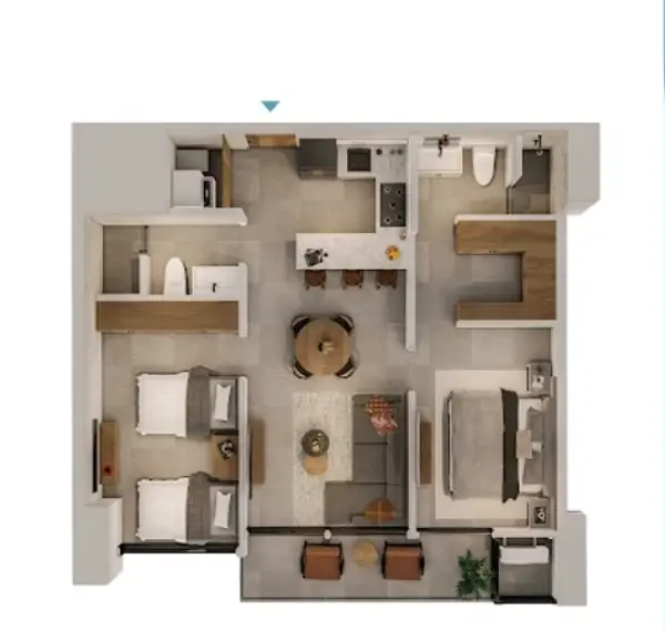 Departamento en Venta en Bosques del Poniente, Santa Catarina, Nuevo León 2
