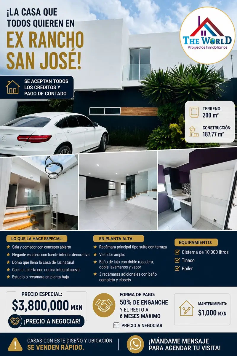 Casa en venta en Ex Hacienda San José, Toluca