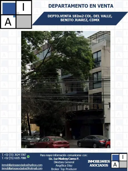 ¡departamento en Venta! Col. del Valle, Benito Juarez, Cdmx