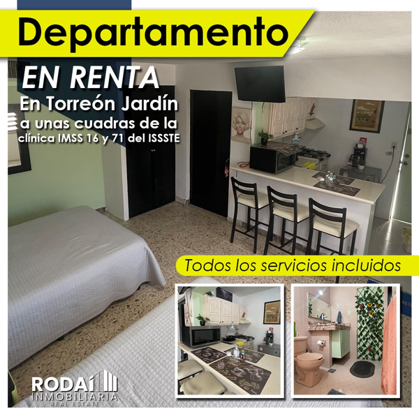 Departamento en renta en Torreon Jardin, Torreón — foto 3 de 5