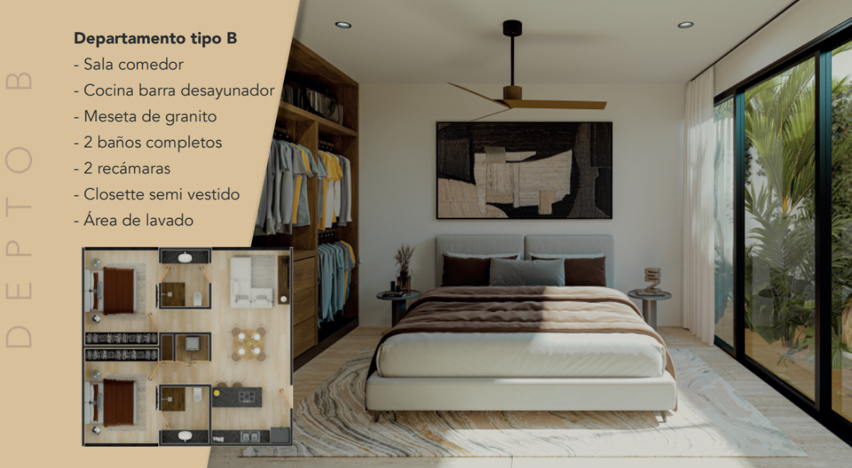Departamento en venta en Temozon Norte, Mérida — foto 1 de 6