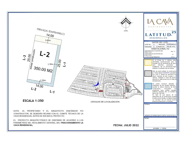 Terreno en venta en La Cava, Gómez Palacio — foto 2 de 6