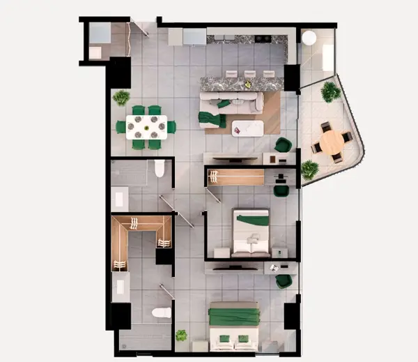 Departamento en Venta en Santa Maria, Monterrey, Nuevo León 2