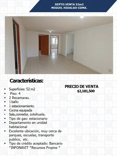 Departamento en venta en Anáhuac I Sección, Miguel Hidalgo — foto 2 de 4