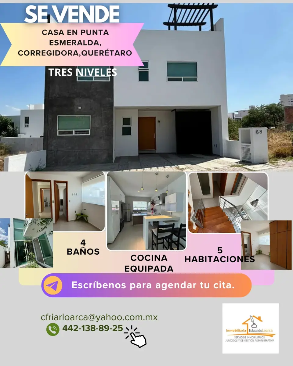 Casa en venta en Punta Esmeralda, Corregidora — foto 1 de 49