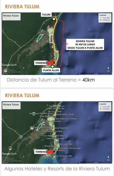 Terreno en venta en Javier Rojo Gómez (Punta Allen), Tulum — foto 2 de 5