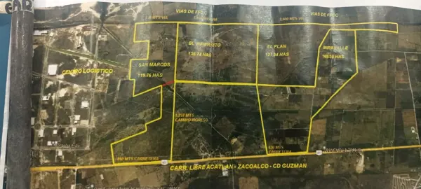 Terreno de 700 hectáreas en Venta en Ácatlán de Juárez | KC0315