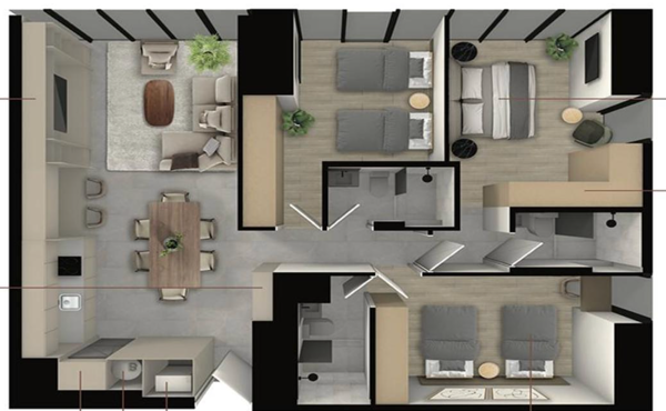 Departamento en renta en Zona Valle Oriente, San Pedro Garza García — foto 2 de 26