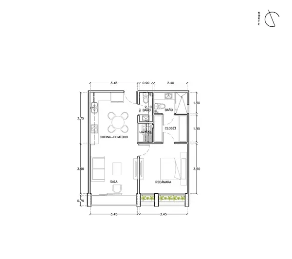 Departamento en venta en Santa Gertrudis Copo, Mérida — foto 2 de 23