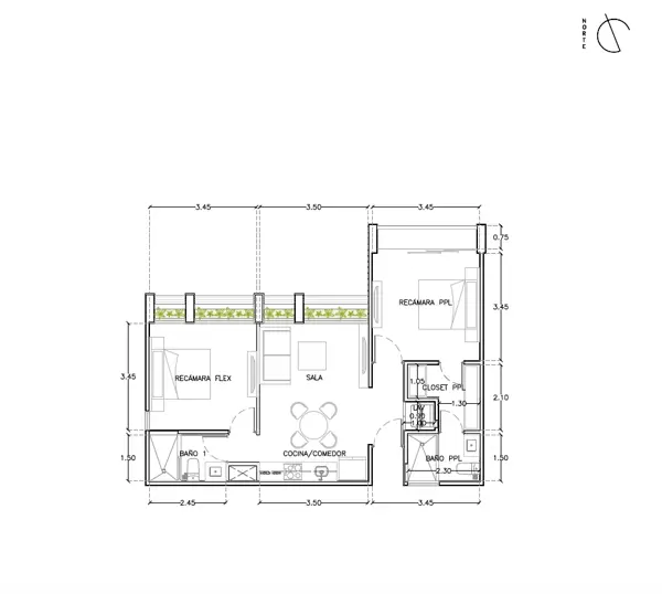 Departamento en venta en Santa Gertrudis Copo, Mérida — foto 3 de 26