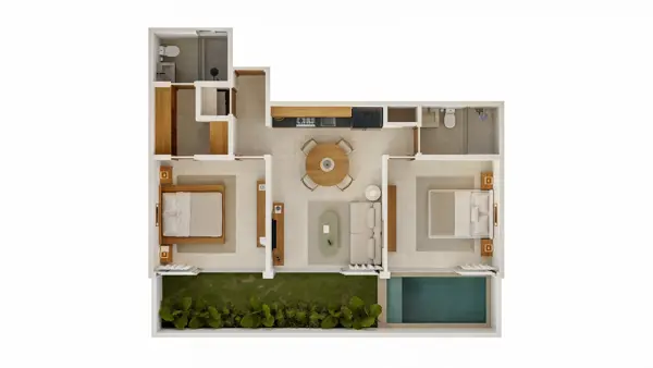 Departamento en venta en Santa Gertrudis Copo, Mérida — foto 2 de 26