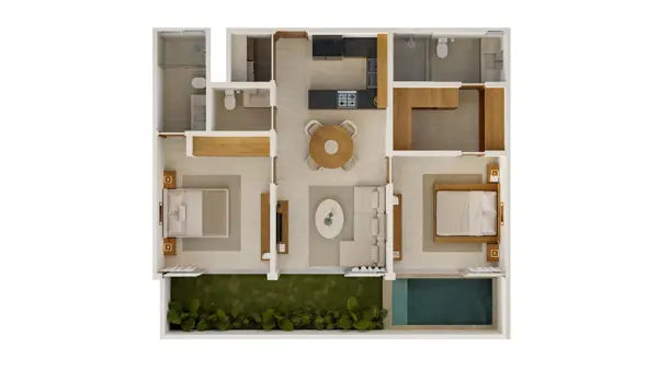 Departamento en venta en Santa Gertrudis Copo, Mérida — foto 2 de 23