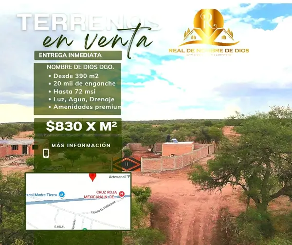 Terreno en venta en Nombre de Dios Centro, Nombre de Dios — foto 2 de 3
