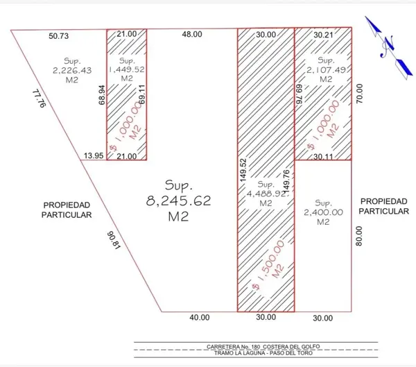 Terreno en venta en Herón Proal, Alvarado — foto 2 de 4