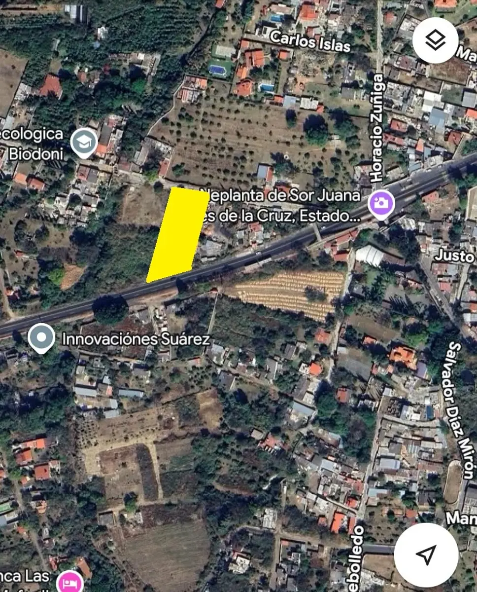 Terreno en renta en Nepantla de Sor Juana Inés de la Cruz, Tepetlixpa — foto 1 de 3