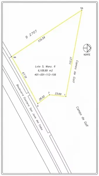 Terreno en venta en Zona Hotelera San José del Cabo, Los Cabos — foto 2 de 3