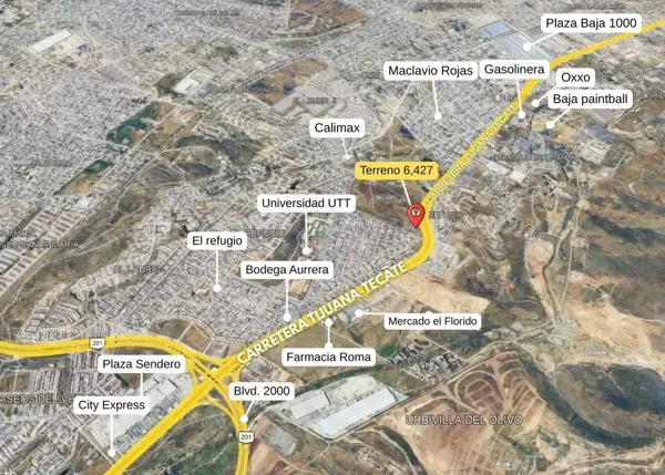 Terreno en venta en El Florido 1ra. Sección, Tijuana — foto 3 de 3