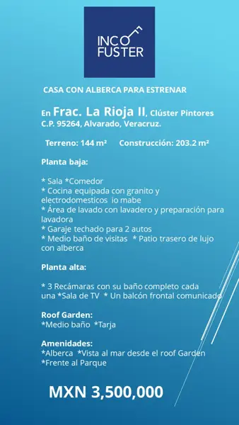 Casa en venta en Lomas de la Rioja, Alvarado — foto 3 de 38