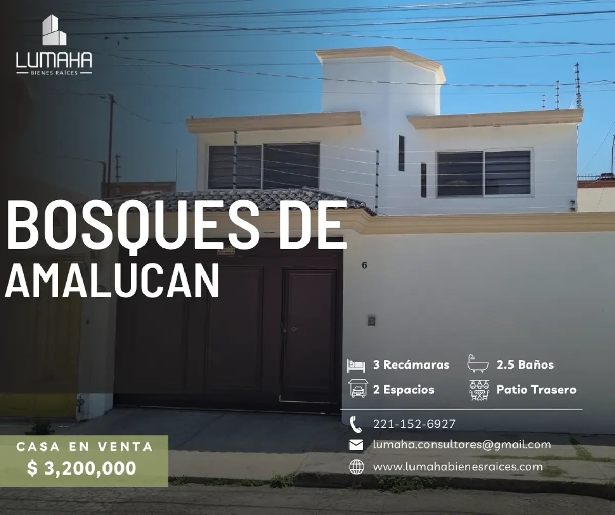 Casa en venta en Bosques de Amalucan, Puebla — foto 1 de 23