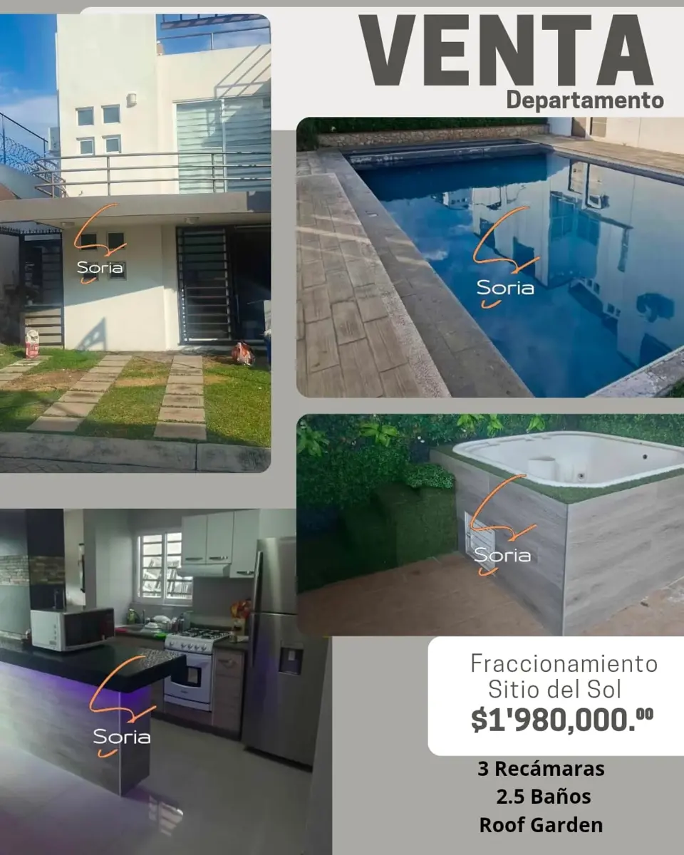 Departamento en venta en Sitio del Sol, Cuautla — foto 1 de 17