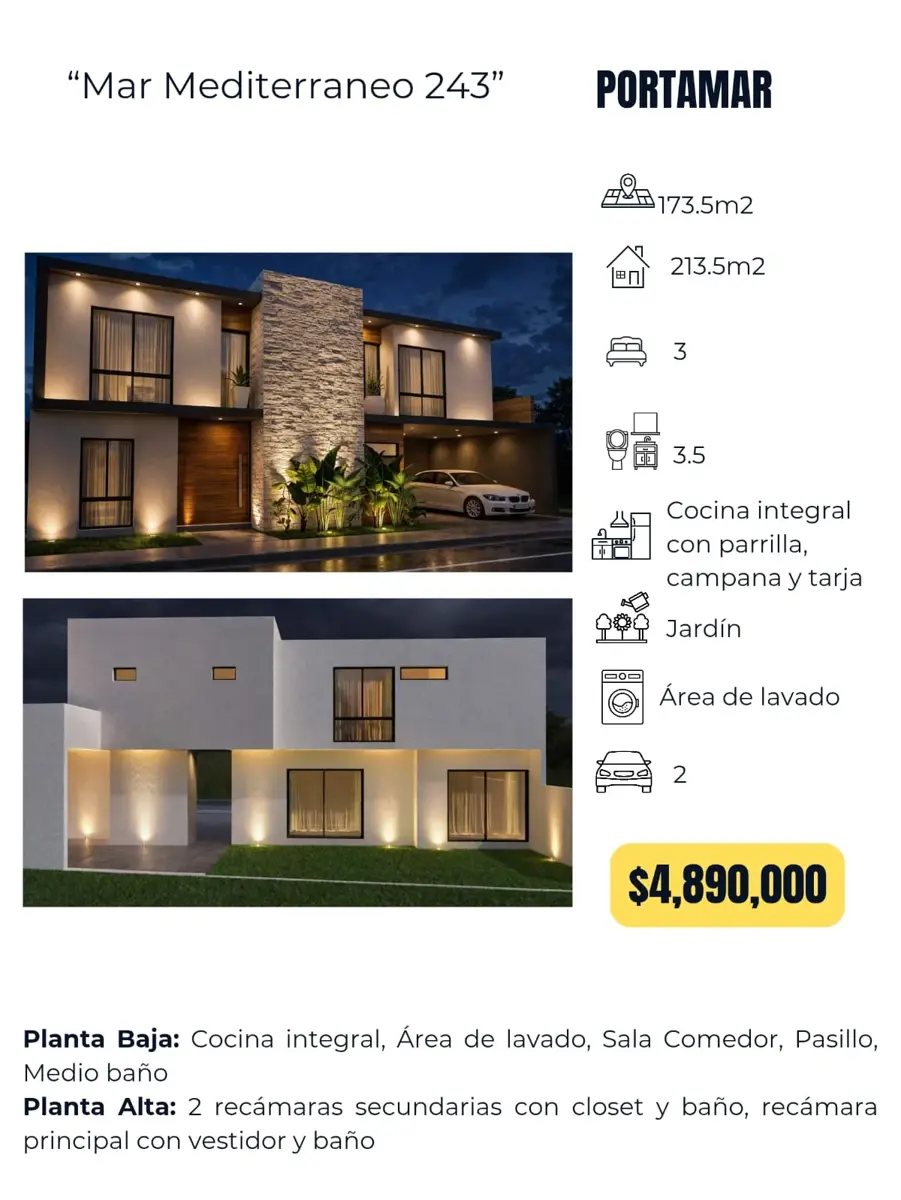 Casa en venta en Lomas del Sol, Alvarado