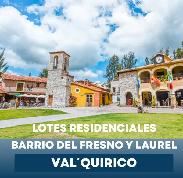 VENTA DE TERRENO RESIDENCIAL EN VAL´QUIRICO