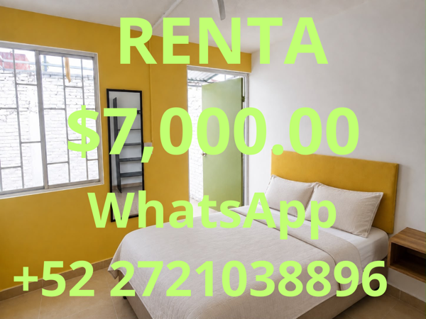 Departamento en renta en Orizaba Centro, Orizaba, Veracruz de Ignacio de la Llave