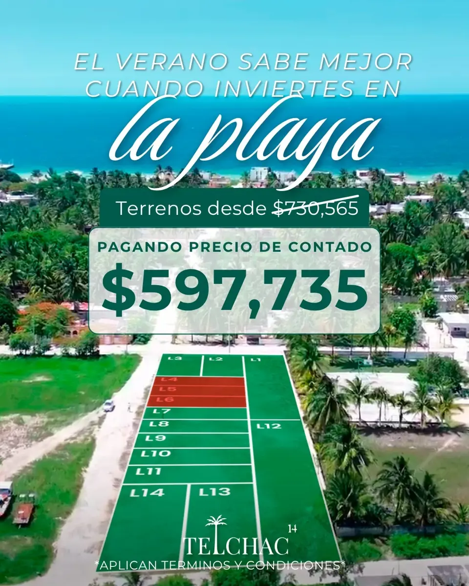 Terreno en venta en Telchac Puerto, Telchac Puerto — foto 1 de 15
