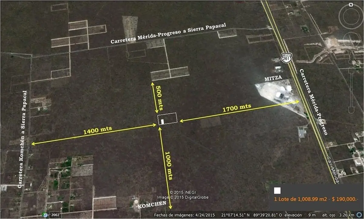 Terreno en venta en Komchen, Mérida — foto 1 de 8