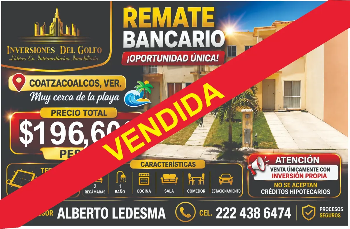 Casa en venta en El Tesoro, Coatzacoalcos — foto 1 de 12