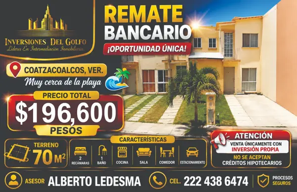 Casa en venta en El Tesoro, Coatzacoalcos — foto 2 de 12