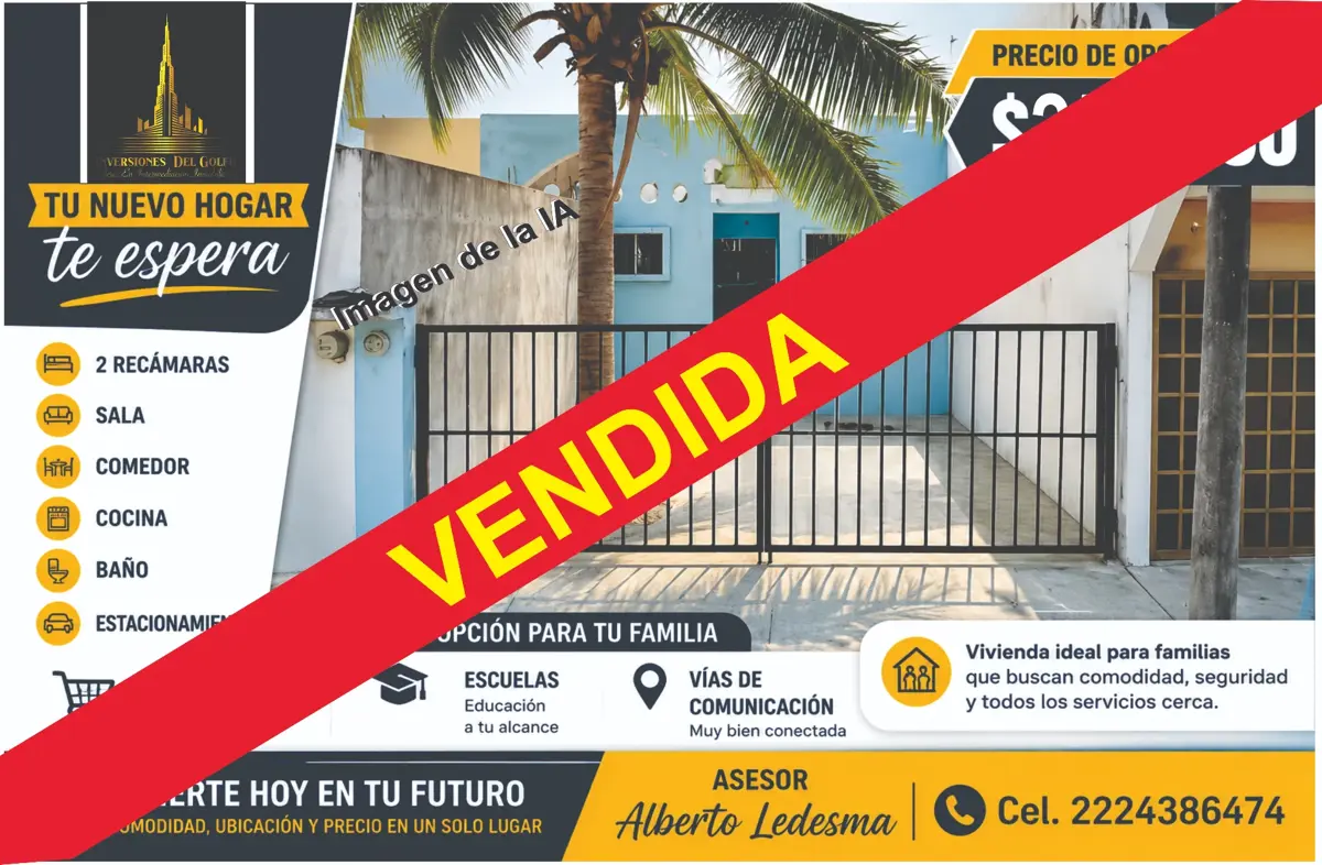 Casa en venta en Geovillas los Pinos, Veracruz — foto 1 de 12