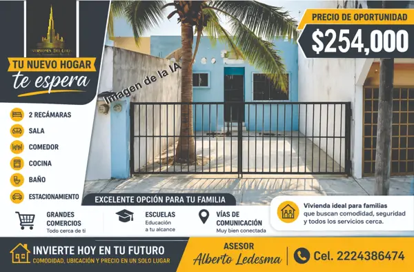 Casa en venta en Geovillas los Pinos, Veracruz — foto 2 de 12