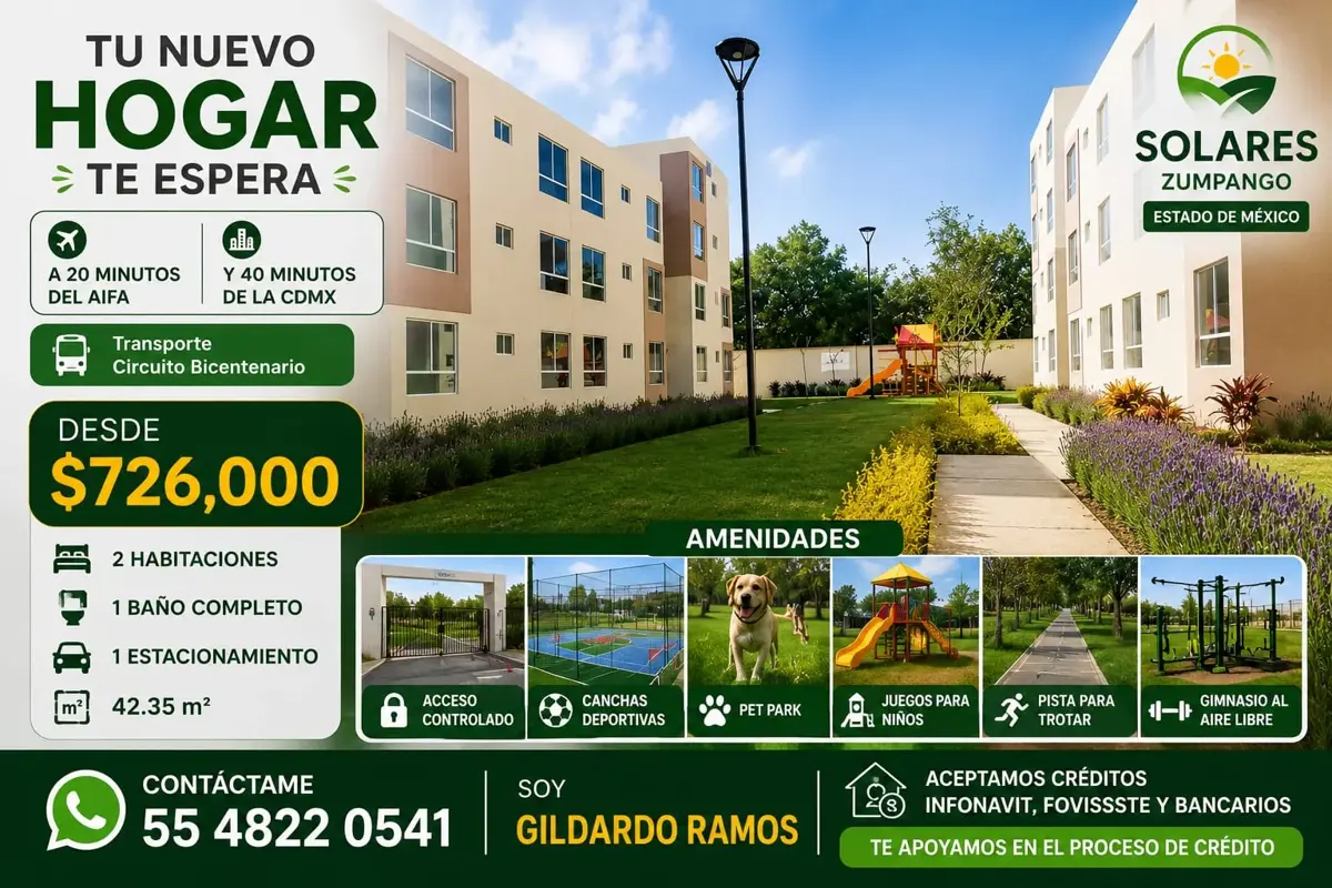 Departamento en venta en Nuevo Zumpango II, Zumpango